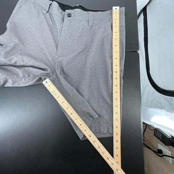 Hawke Co Outfitter Mens Grey Hybrid Performance Shorts 32W Stretch Hiking - Picture 7 of 9